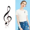 Creative Musical Note Brooch Alloy Dripping Oil Suit Shirt Pins Men Women Brooches Jewelry Accessories Gift