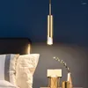 Hängslampor guld/svart modernt led ljus nordiskt hängande belysning vardagsrum