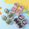 First Walkers Children's summer sandals Baby cute princess shoes Non slip sandals Breathable beach shoes 230410