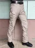 Wyścigowe spodnie męskie wodoodporne spodnie wojskowe kamuflaż z wieloma kuzaniami Męski Praca kombinezon