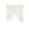Tapeçarias Europeia mão-tecido tapeçaria casa tapeçarias boêmio folhas cortinas decoração de porta pendurado