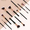 فرش المكياج Vander 16 PCS Makeup Brushes Professional Premitive Cosmetic Cosmetic Foundation Powder Eyeshadow Kit Tools مع PU Case Q231110