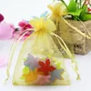 Gift Wrap 50pcs/lot Gold Organza Bag 30x40cm Large Wedding Favor Boutqiue Jewelry Packaging Drawstring Bags