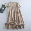 Casual jurken kanten kraag geborduurde jurk vrouwelijke zoete midi