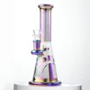 Inebriante Glas Piccoli personaggi Fiore Narghilè Showehead Perc Arcobaleno Coloful Dab Rigs Bong d'acqua Tubi dell'acqua Piattaforma petrolifera con Banger Bowl ZDW2OO5