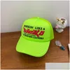 Бейсбольные кепки Ian Connor Sicko Trucker Hat Регулируемая американская мужская и женская бейсболка в стиле хип-хоп Vintage Truck Atlanta Limited Skateboard S Dh6H0