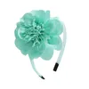 Solid Flower Headbands for Girls New Handmade Hairbands Hair Hoop Headwear Kids Hair Accessories Hair Bands