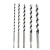 Freeshipping 5Pcs/lot 230mm Super Long Auger Drill Hexagonal Shank Woodworking Auger Bits Good Quality ferramentas drill Bit set power Nmbo