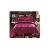 Bedding Sets Jacquard Set Single Queen King Size Duvet Er Bed Rought Drop Drop Drop Home Garden Têxteis de suprimentos HomeFavor Dheok