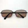 Gafas de sol de cristal para hombre, gafas de sol sin montura para lentes de piedra marrón para hombre, gafas Vintage de diseñador antiarañazos de alta calidad