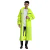 Imperméables de protection imperméable à capuche longue tempête de pluie adulte réfléchissant de haute qualité voyage imperméable Portable Regenjas équipement de pluie