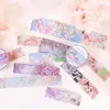 Present Wrap Fashion Flower Washi Tape Cherry Blossoms Paper Sticker för DIY Scrapbooking Handgjorda hantverksmaterial