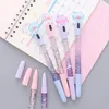 Creative Cartoon Luminous Gel Pen Cute Kawaii Ballpoint Student Stationery 0.38mm Writing Tools School Supplies