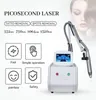 CE مصدقة Picosecond Laser Tattoo إزالة 1064/755/532/1320nm حواجب موجة الطول الموجي غسالة غسالة أسود علاج الكربون قشر الكربون