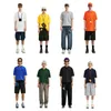T-shirts pour hommes Coton White Men's's Summer Color Color Fashion T-shirt Coldage de fitness à manches courtes