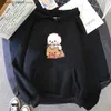 Men's Hoodies Sweatshirts Bubu Is Watching Dudu While He Playing Games Hoodie Cute Panda Bear Cartoon Sweatshirts Women Funny Print Pullover Pocket Kawaii Q231110