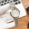 Longines Svizzera da donna con orologio importato da movimento al quarzo, corpo in acciaio di precisione, cinturino in ceramica, struttura a specchio in zaffiro, orologio super lussuoso