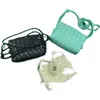 venetassbottegass Designer Dragon Handbags Little White Italy Jodie Small Woven Loop Soft Bag Messenger cy