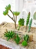 Decorative Flowers & Wreaths 7 Styles Artificial Aloe Fake Plant Succulents Plants Living Room Decor