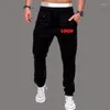 Men's Pants Spring Custom Logo Casual Jogging Sports Pencil Size S-3Xl