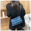 Bolsas de ombro Novo Designer Nylon Quente Crossbody Bag Espaço Mulheres Bolsa para Inverno Black Flap andcatlin_fashion_bags