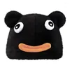 Berets Funny Cartoon Bear Hat Girls Thicken Beanie Cold Weather Warm Skiing Camping