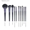 Makeup Brushes Zoreya 10pcs Starry Night Makeup Brushes Set Eye Shadow Powder Foundation Brush For Makeup Best Blending Concealer Cosmetic Tool Q231110