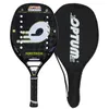 Tennis Rackets OPTUM FORTRESS 18K Carbon Fiber Rough Surface 14 Holes Beach Tennis Racket With Cover Bag 231109