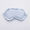 Silk Ruffle Sleep Eye Mask Soft Sleeping Eye Covers Multicolor Night Dream Blackout Eye Patches for Woman Man to Sleep Better