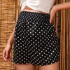 Women's Shorts Polka Dot 2023 Summer Fashion Swimming Elasticated High Waisted Loose Casual