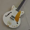 Off-white Color Electric Bass Guitar with Golden Hardware Offer Logo/Color Customize