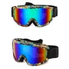 Skibrille Winter Anti Fog Snowboard Skibrille Outdoor Sport Schneebrille Motorrad Winddicht Camouflage 231109