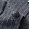 Męskie swetry Top Grade Sweater Blazer 2023 Autumn Single Berged Cardigan Office Męski Dzianin Kurtka z długim rękawem