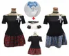 Animal Classroom Murder Shiota Nagisa Punk Girl Uniforms Halloween Party Costume Cosplay Set completo con accessori e parrucca G099136307