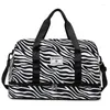 Torby Duffel Duże kobiety torba podróżna noszenie bagażu Zebra Wzór torebki DUFLE TOTE do walizki