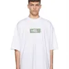 T-Shirts Homme Vetements Nouveau Printemps Et Été Imprimé Pur Coton Col Rond Hommes Et Femmes Super Large T-Shirts À Manches Courtes