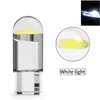 Car Bulbs 100Pcs White 1Led Cob 158 W5W 2825 168 192 194 T10 Wedge Bbs 12V For Side Marker Lamps Dome Map Door License Plate Light D Dhdim