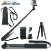 Selfie monopods anordsem tillbehör utdragbar selfie stick monopod mount stativ för GoPro Hero 9 8 7 6 5 SJ actionkameror för YI 4K Q231110