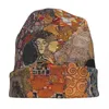 Berets Gustav Klimt Caps Family The Three Ages Of Women Vintage Men Skullies Beanies Hat Spring Head Wrap Bonnet Knitting Hats