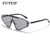 Sunglasses Triangle Cat Eye Integrated Riding Mirror Men Women Outdoor Retro Goggles Fashion Narrow Leg Sunvisor UV400