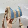 2 pièces ensemble sac à main bandoulière sacs à bandoulière sacs à main de créateur de luxe créateur de mode femmes chaîne sac de paille avec porte-monnaieluxurybags886