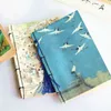 Notepads Chinese Vintage Personal Diary Notebook Antique Tassel Blank Kraft Paper Sketchbook Student 230408