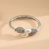 Bangle Style Creative Simple Temperament Lady Pearl Spherische geometrie Atmosfeer Bracelet verstelbaar