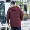 Hommes vers le bas 2023 hiver grande taille XL-8XL 9XL 10XL col montant à capuche avec fourrure coton peut enlever le capuchon épaissir veste chaude