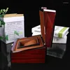 أكياس المجوهرات عالية الجودة Deluxe Smart Watch Storage Box Wooden Box Luxury مع صناديق منظم الملحقات