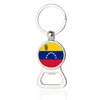 Keychains Vanuatu Guatemala Venezuela Oekraïne Uruguay vlag Keychain multifunctionele metalen bieropeneraccessoires