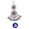 Charms Turkish Blue Olhos Amuleto Drop Lucky Drop pingente pendurado decoração de parede Montada com o charme Lucky Vintage Jewelry Gift