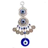 Charms Turkish Blue Eyes Amulet Lucky-water Drop Pendant Hanging Decoration Wall-mounted Lucky Charm Vintage Jewelry Gift