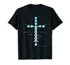 Heren t shirts laminine Jezus kruis zwart t-shirt s-3xl meer maat en kleuren T-shirt