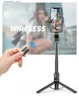 Selfie Monopods Trípode portátil extendido Bluetooth Selfie Stick con obturador remoto Soporte para teléfono plegable Monopod para Android IOS Q231110